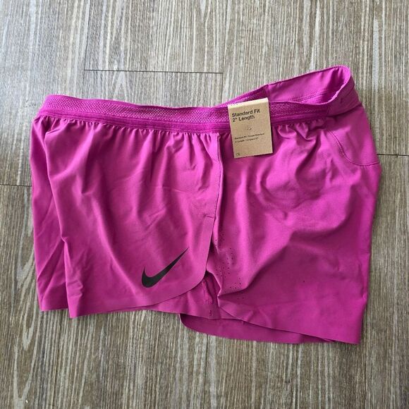 Nike AeroSwift Dri-FIT ADV 2" Brief-Lined Running Shorts Men's M FN3349-517 Pink - Picture 10 of 14